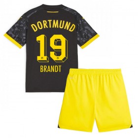 Borussia Dortmund Julian Brandt #19 Borta Kläder Barn 2023-24 Kortärmad (+ Korta byxor)